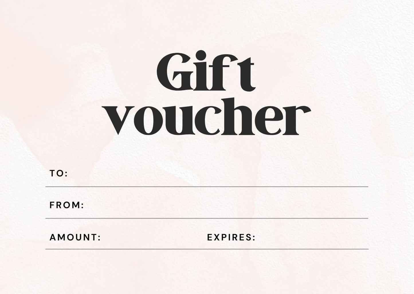 Gift Card Voucher